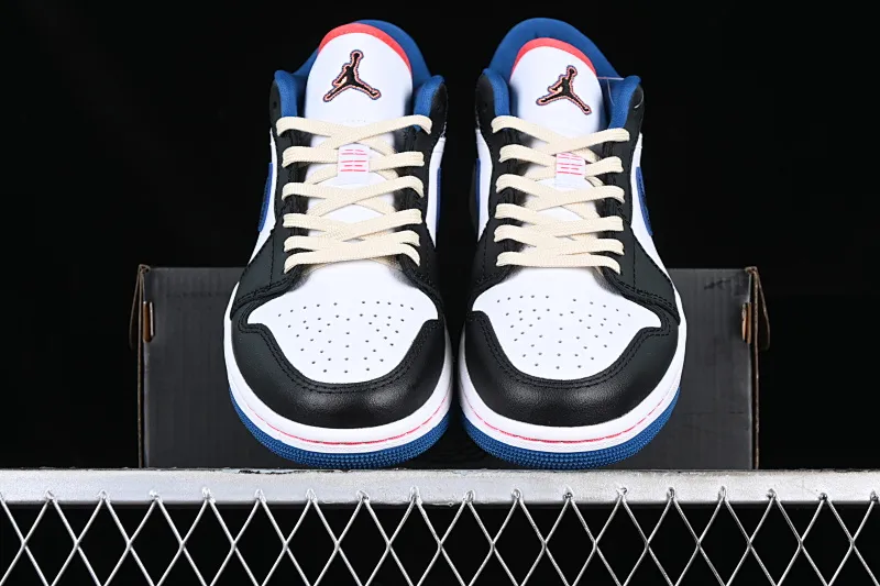 All categories Air Jordan Jordan series basketball shoes Air Jordan 1 Low G version pure original Air Jordan 1 Low SE AJ1 Joe 1 blue and black sashimi embroidery style low-top cultural casual sneakers FV3622-141